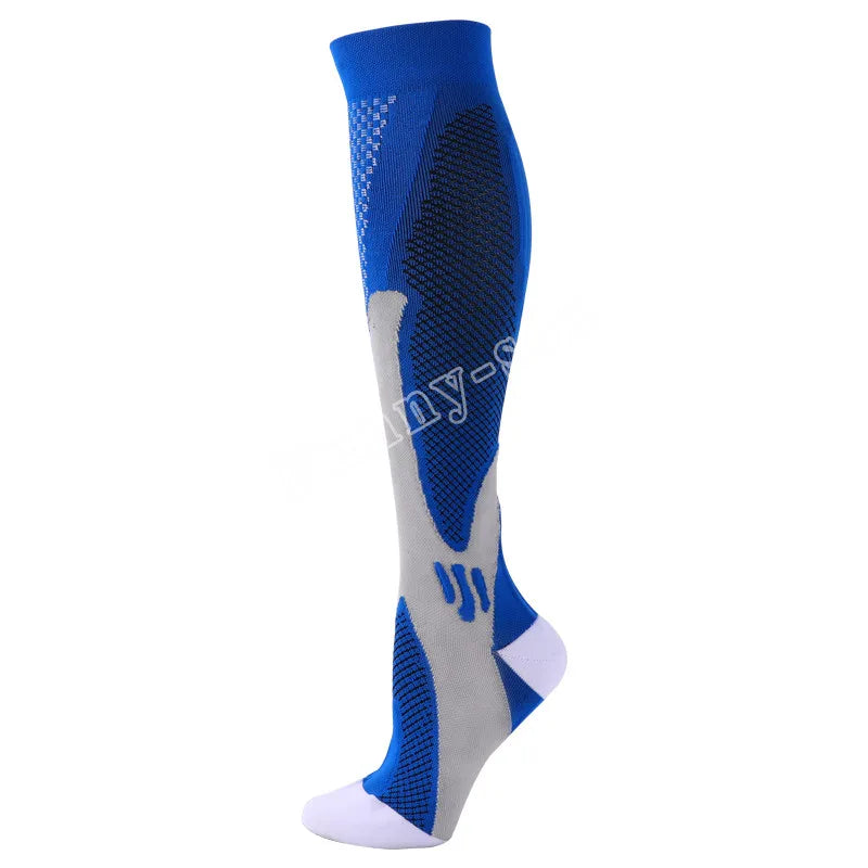 Compression Running Sports Socks 20-30mmhg for Flight Travel Pregnancy Edema Diabetes Varicose Veins