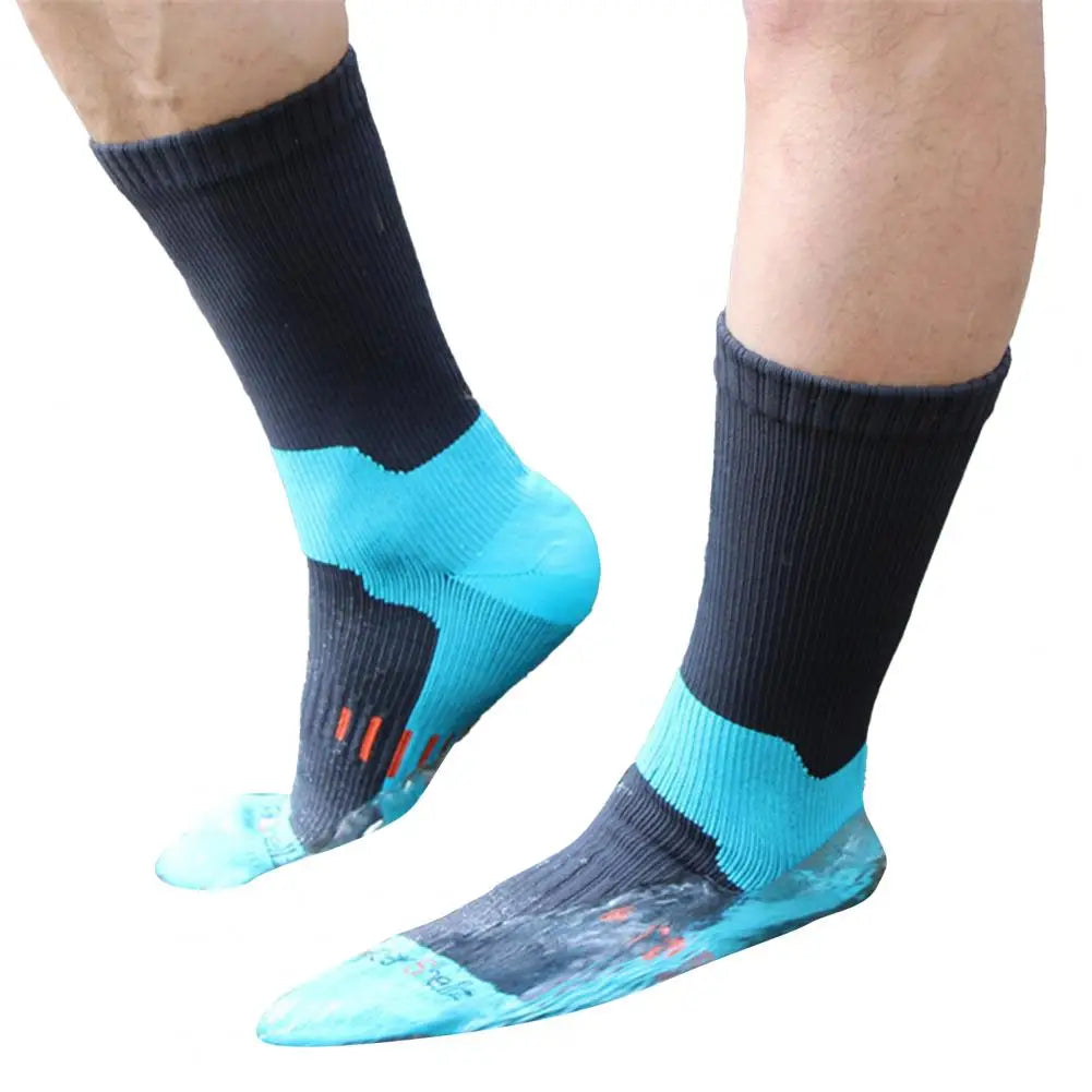 Trail Shield Waterproof Hiking Socks — Breathable Mid-Calf Winter Socks