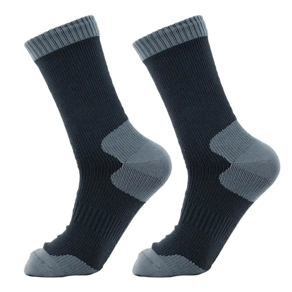 Trail Shield Waterproof Hiking Socks — Breathable Mid-Calf Winter Socks