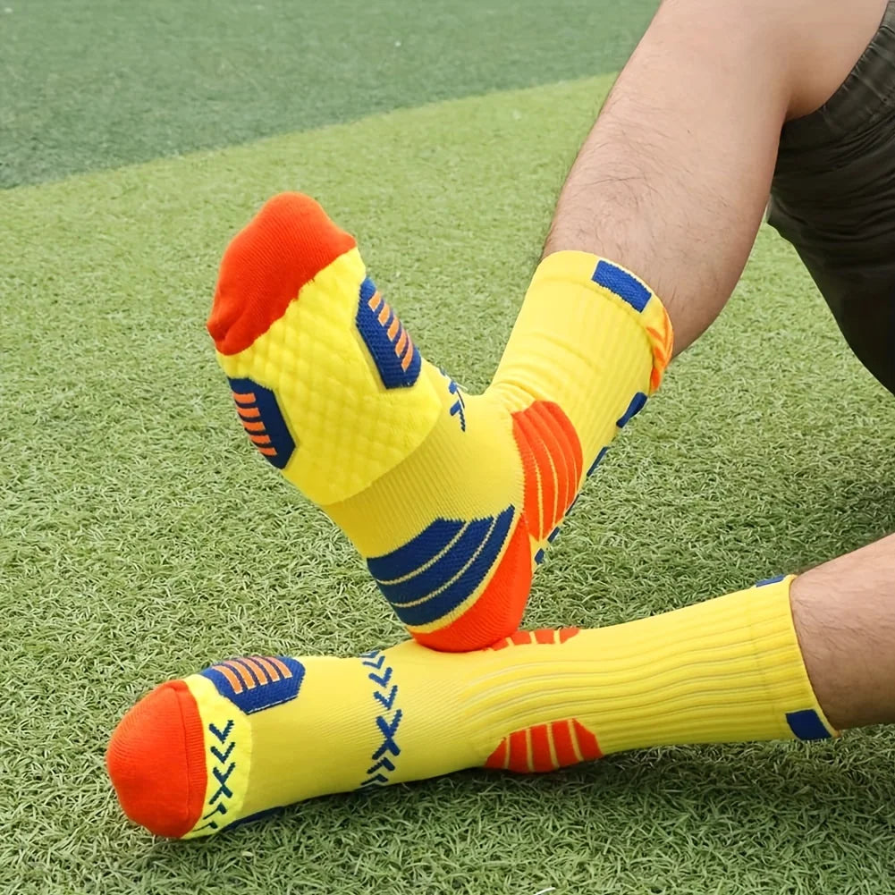 3 Pairs Thick Compression Professional Athletic Socks