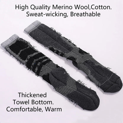 Merino Wool Thermal Compression Socks for Men