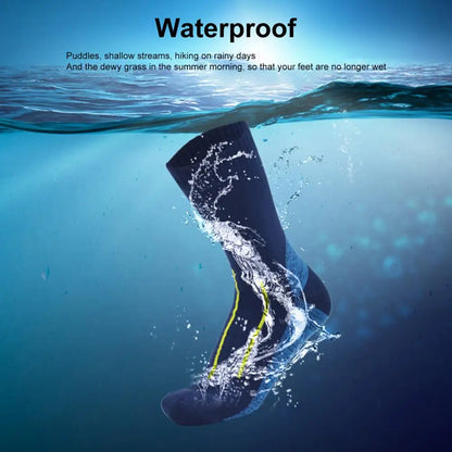 Trail Shield Waterproof Hiking Socks — Breathable Mid-Calf Winter Socks