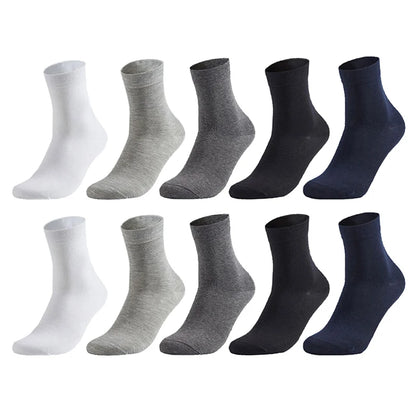 10 Pairs Men's Cotton Plus Size 38-47