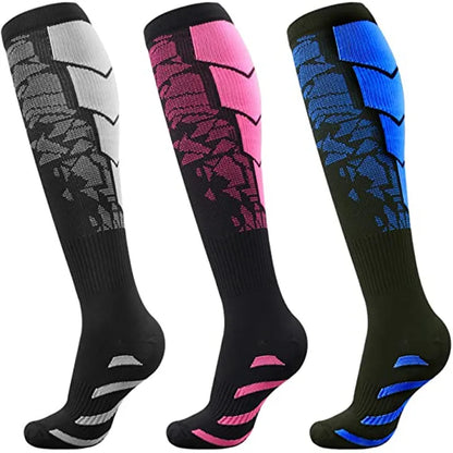 Compression Running Sports Socks 20-30mmhg for Flight Travel Pregnancy Edema Diabetes Varicose Veins