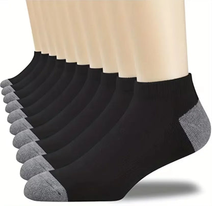 10 pairs Breathable Bamboo Cotton Sports Socks