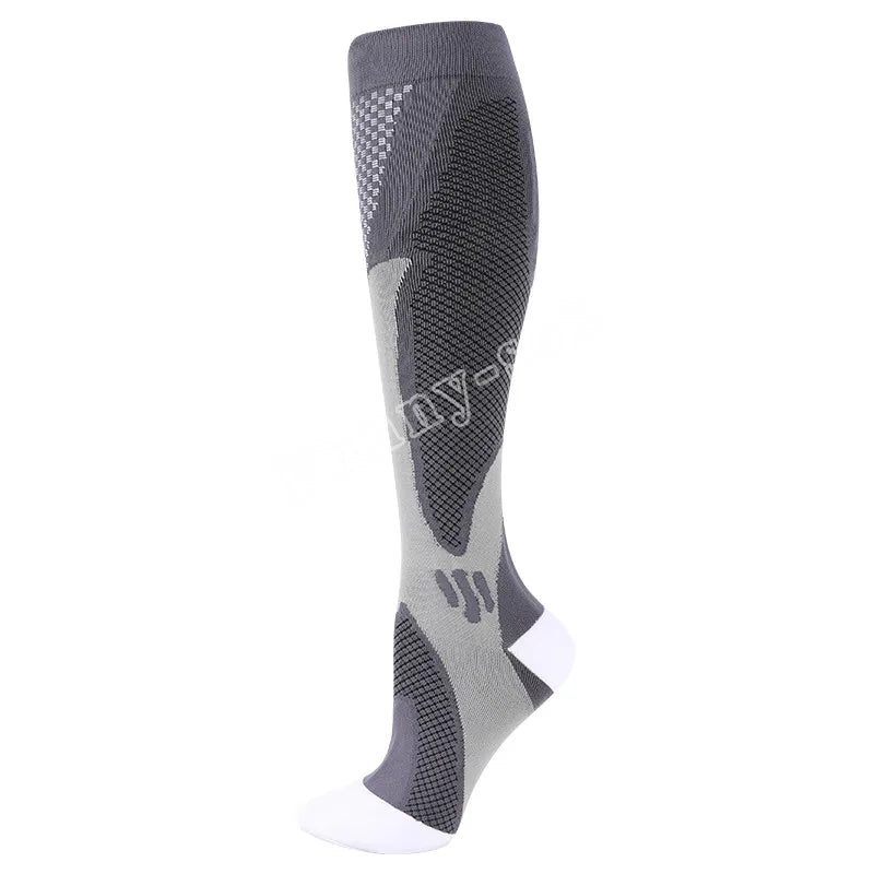 Compression Running Sports Socks 20-30mmhg for Flight Travel Pregnancy Edema Diabetes Varicose Veins