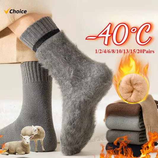 Arctic Trek Thermal Socks — Thick Insulated Winter Hiking & Ski Socks