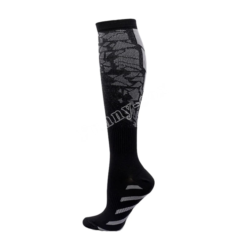 Compression Running Sports Socks 20-30mmhg for Flight Travel Pregnancy Edema Diabetes Varicose Veins