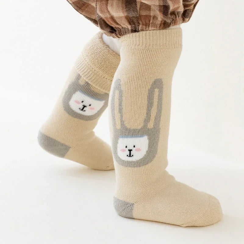 Little Legends Kids Knee-High Socks — Cotton Winter Socks for Toddlers