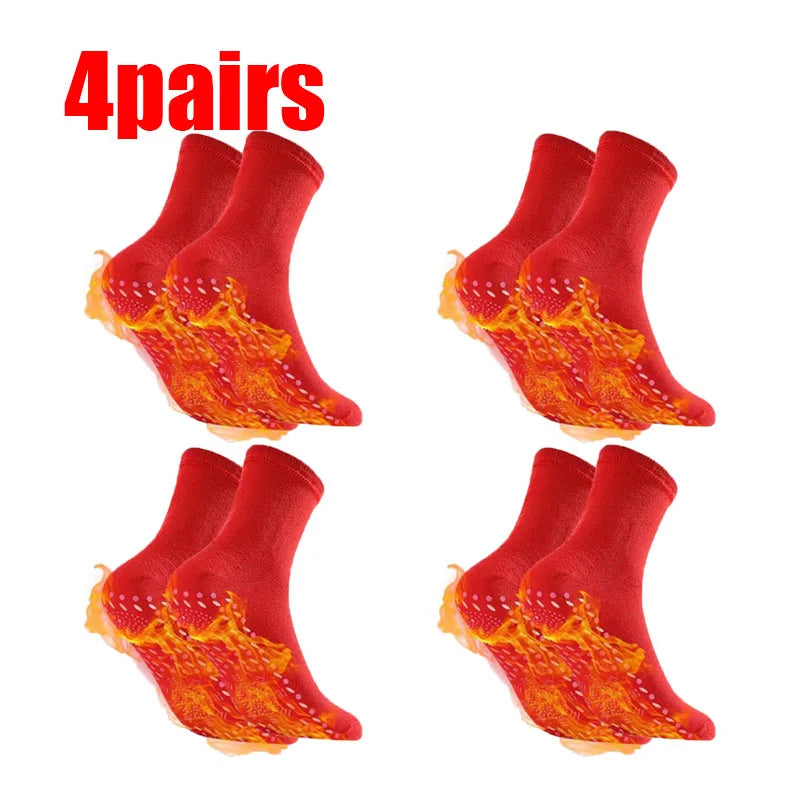 Warm Step Low-Cut Thermal Socks — Soft Winter Socks for Cold Days