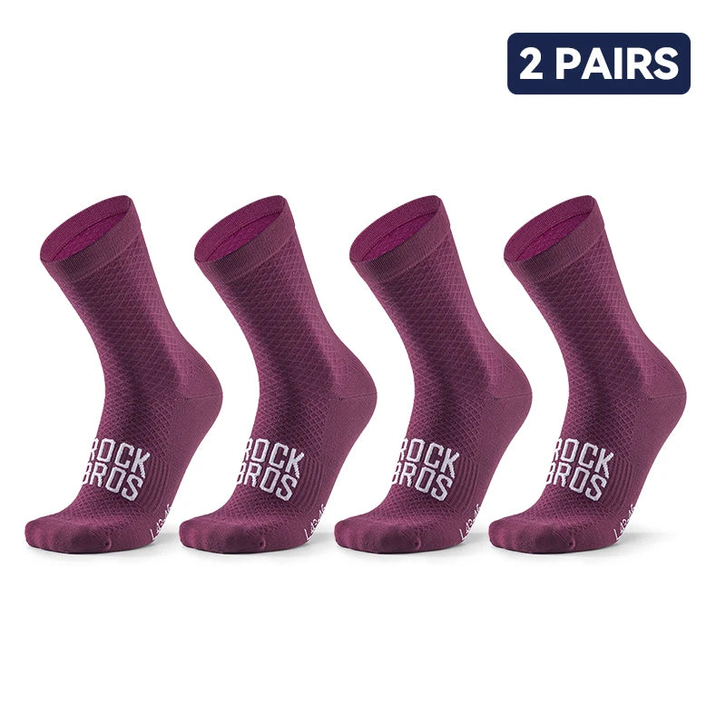 Rockbros Unisex Cycling Socks Nylon Elastane Knee High Comfort