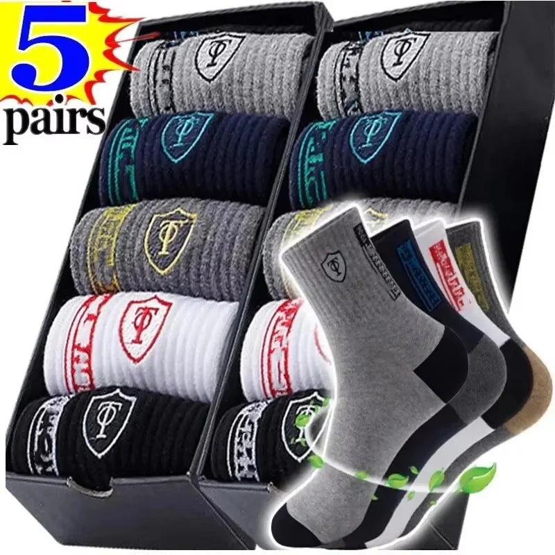 10 pairs Breathable Bamboo Cotton Sports Socks
