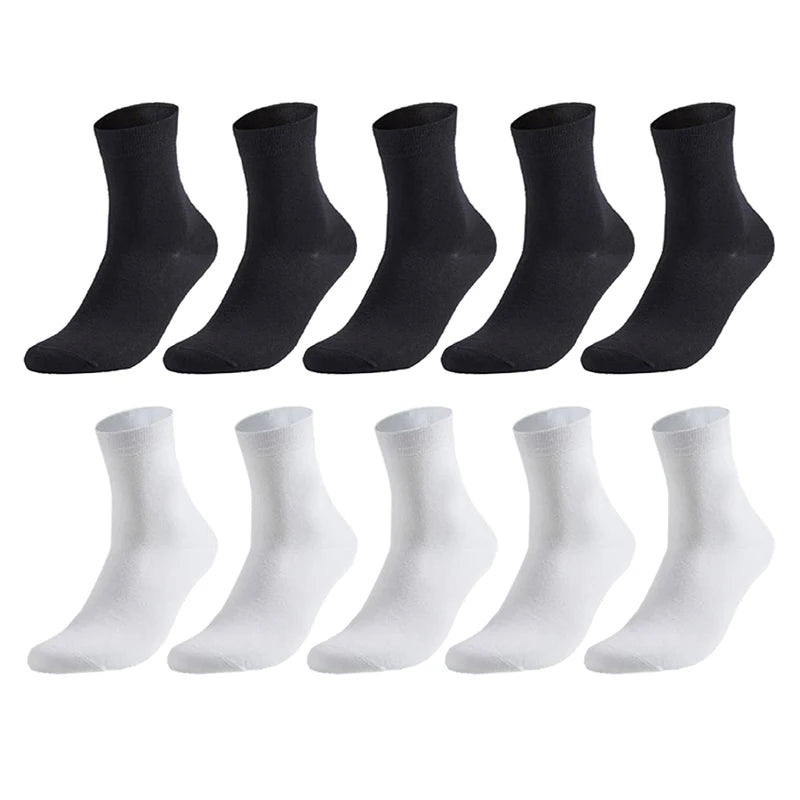 10 Pairs Men's Cotton Plus Size 38-47
