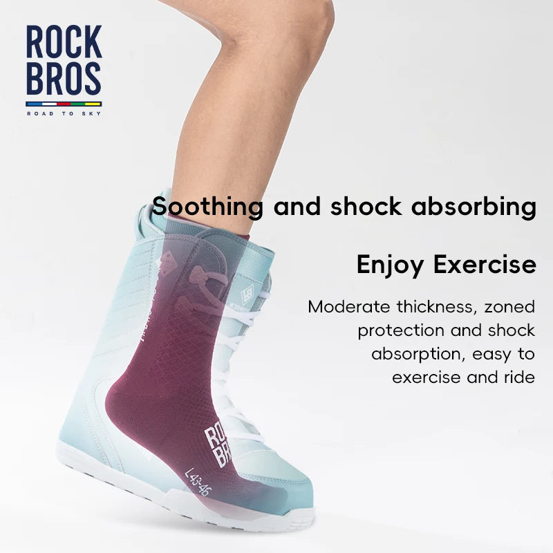 Rockbros Unisex Cycling Socks Nylon Elastane Knee High Comfort