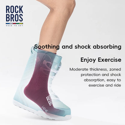 Rockbros Unisex Cycling Socks Nylon Elastane Knee High Comfort