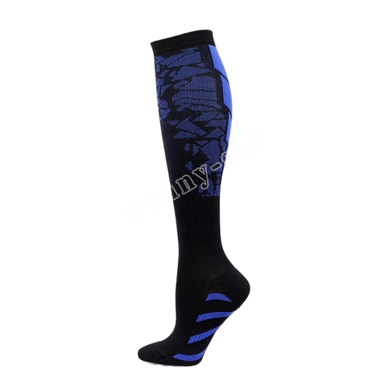 Compression Running Sports Socks 20-30mmhg for Flight Travel Pregnancy Edema Diabetes Varicose Veins