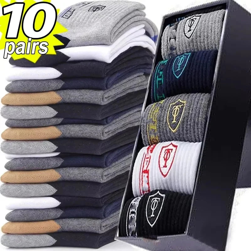 10 pairs Breathable Bamboo Cotton Sports Socks