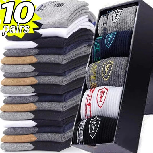10 pairs Breathable Bamboo Cotton Sports Socks