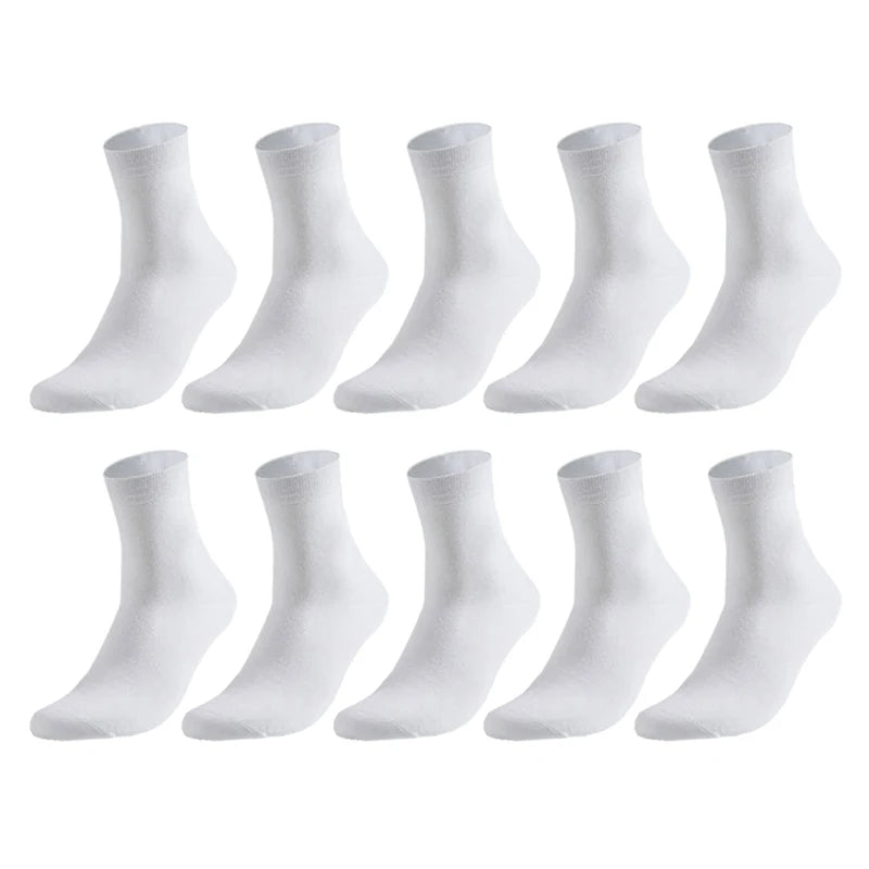 10 Pairs Men's Cotton Plus Size 38-47
