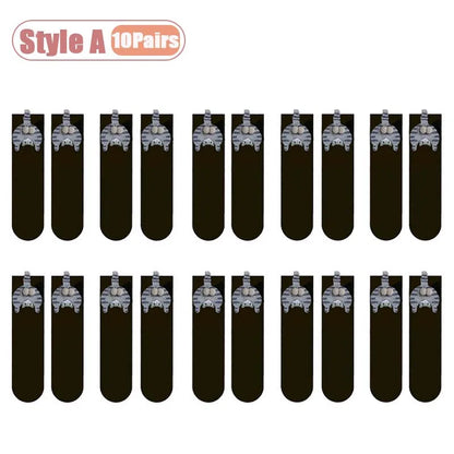 Cartoon Cat Couple Socks