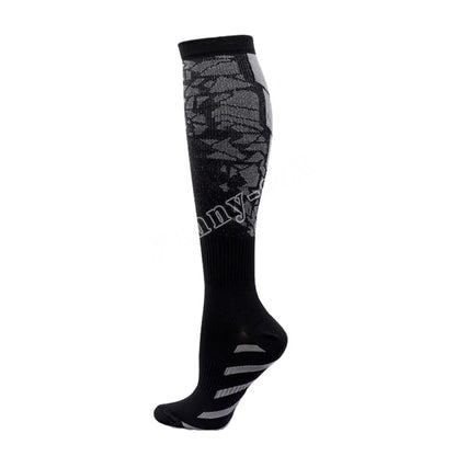 Compression Running Sports Socks 20-30mmhg for Flight Travel Pregnancy Edema Diabetes Varicose Veins