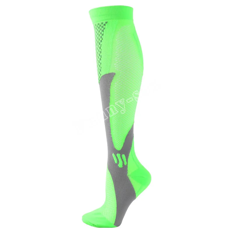 Compression Running Sports Socks 20-30mmhg for Flight Travel Pregnancy Edema Diabetes Varicose Veins
