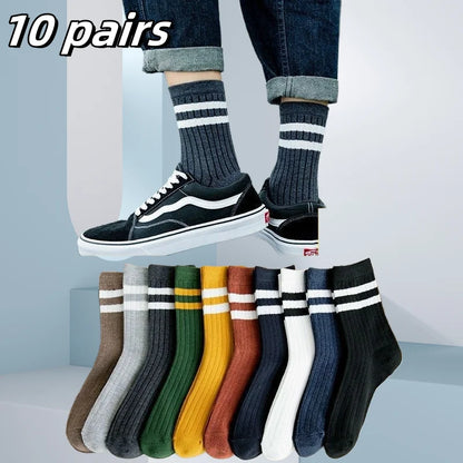 10 pairs Breathable Bamboo Cotton Sports Socks
