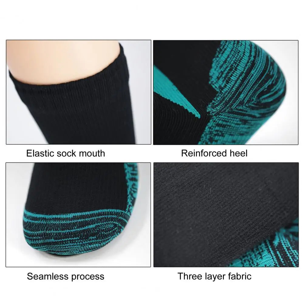 Trail Shield Waterproof Hiking Socks — Breathable Mid-Calf Winter Socks