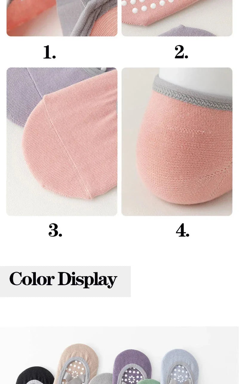 1/ 4Pair Professional Women Yoga Sock