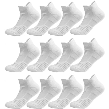 3/6 Pairs Running/Hiking Mesh Athletic Terry Socks