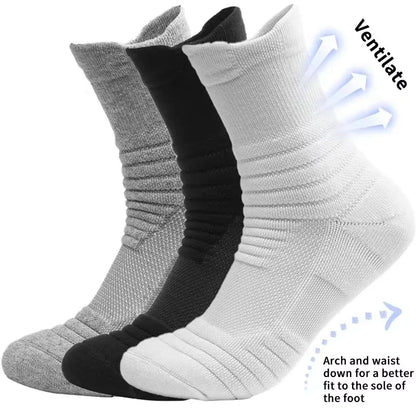 10 pairs Breathable Bamboo Cotton Sports Socks