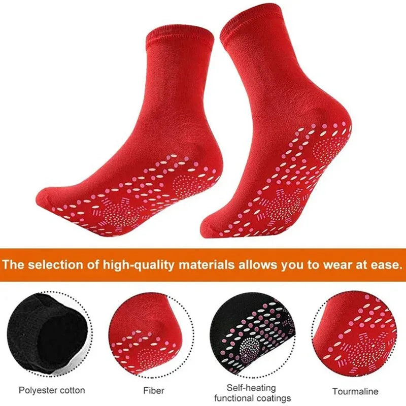 Warm Step Low-Cut Thermal Socks — Soft Winter Socks for Cold Days