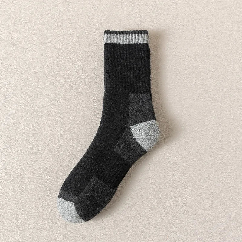 5 Pairs Merino Wool Men's Hiking Socks