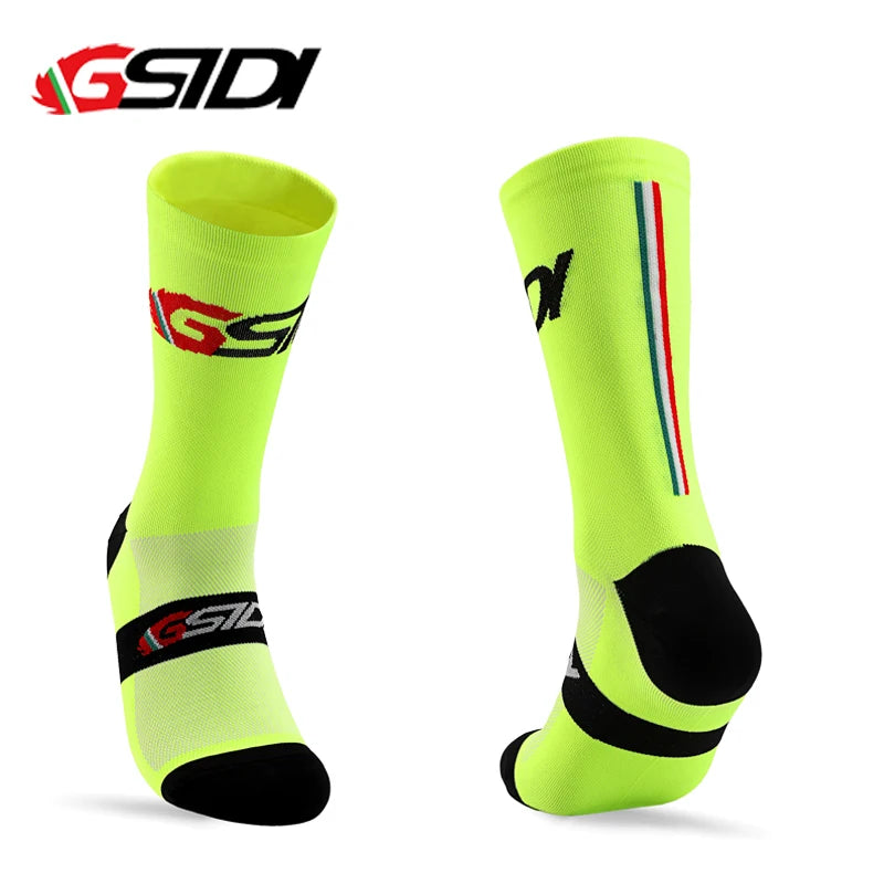 Gsidi New Compression Cycling Socks Unisex Size Six To Fourteen