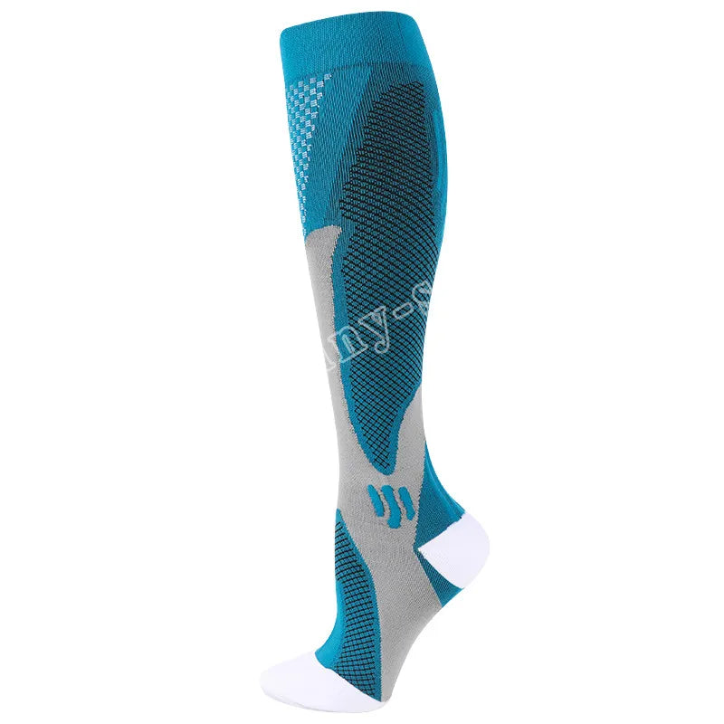 Compression Running Sports Socks 20-30mmhg for Flight Travel Pregnancy Edema Diabetes Varicose Veins
