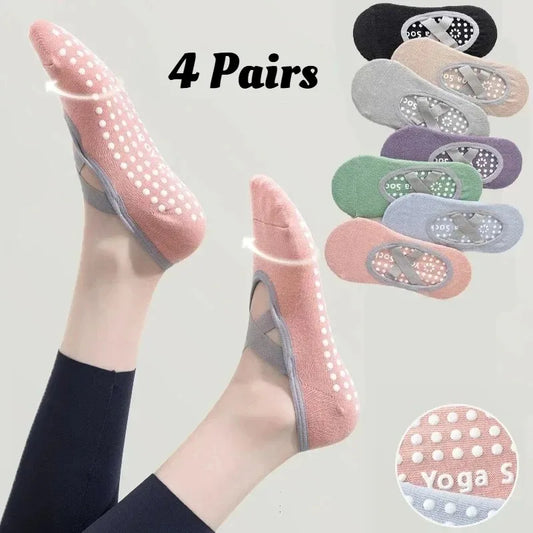 1/ 4Pair Professional Women Yoga Sock