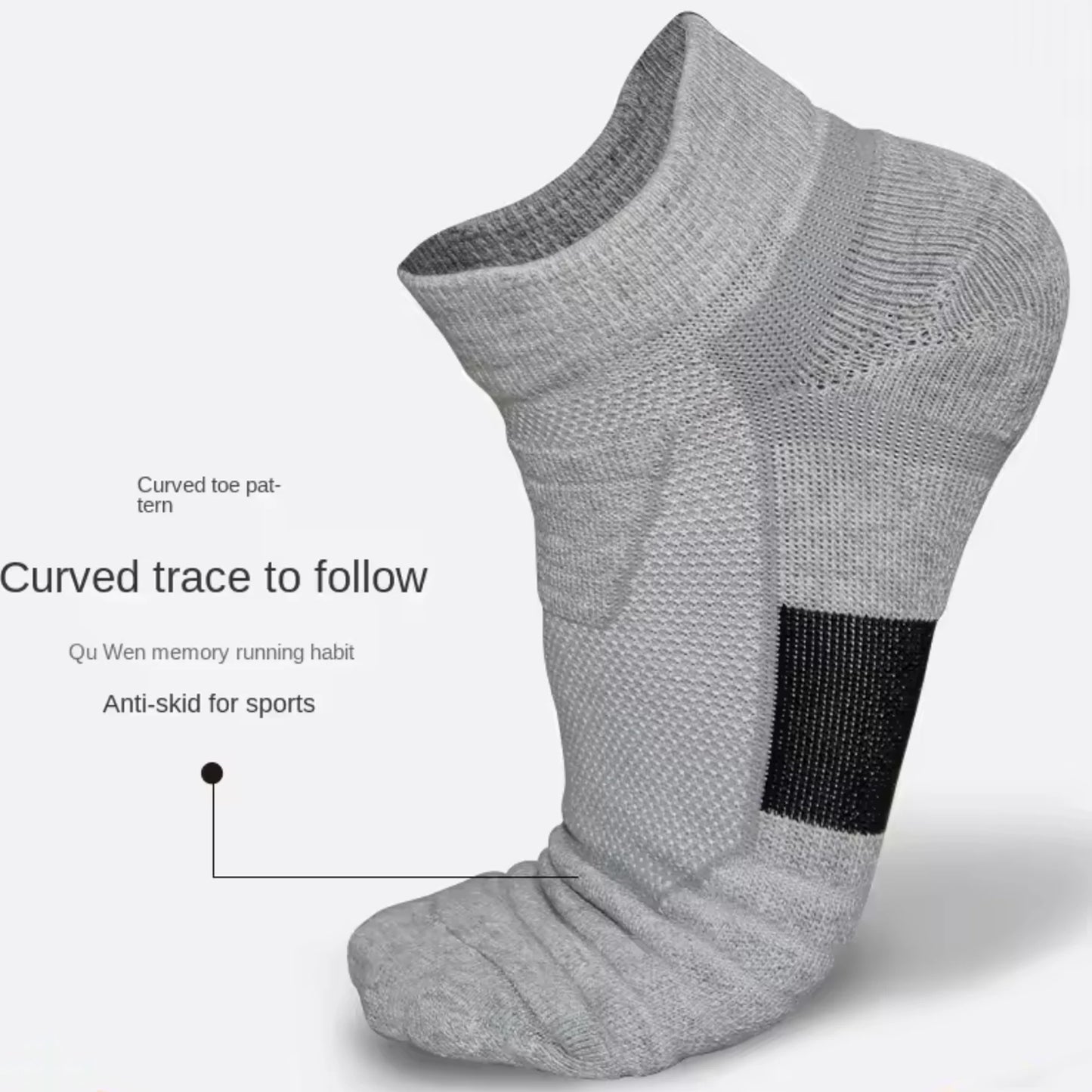3/6 Pairs Running/Hiking Mesh Athletic Terry Socks