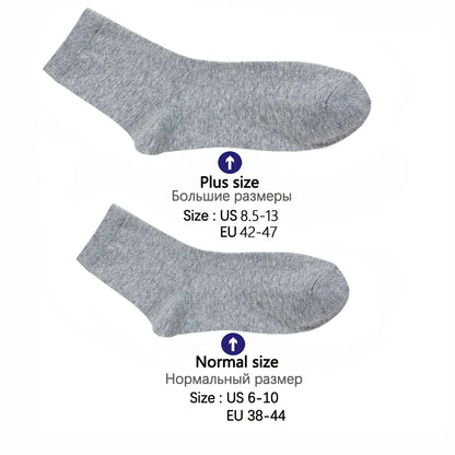 10 Pairs Men's Cotton Plus Size 38-47