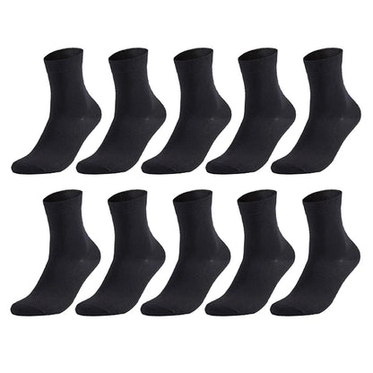 10 Pairs Men's Cotton Plus Size 38-47