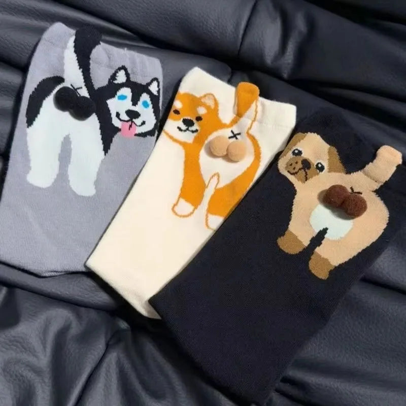 Cartoon Cat Couple Socks