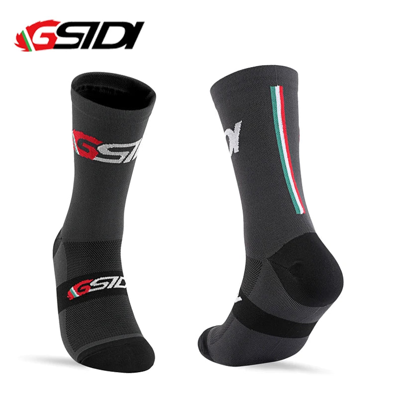 Gsidi New Compression Cycling Socks Unisex Size Six To Fourteen