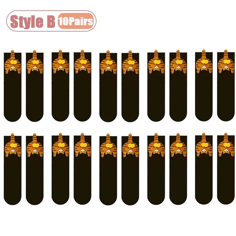 Cartoon Cat Couple Socks