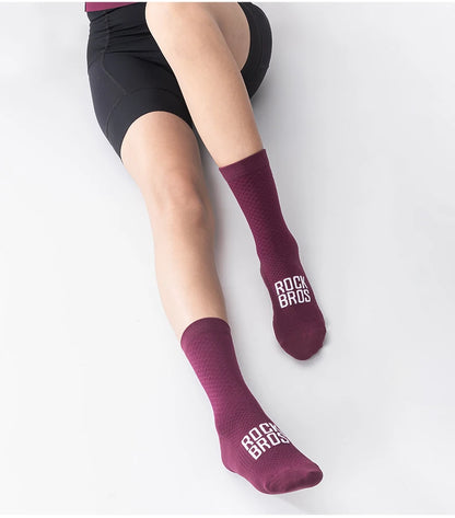 Rockbros Unisex Cycling Socks Nylon Elastane Knee High Comfort