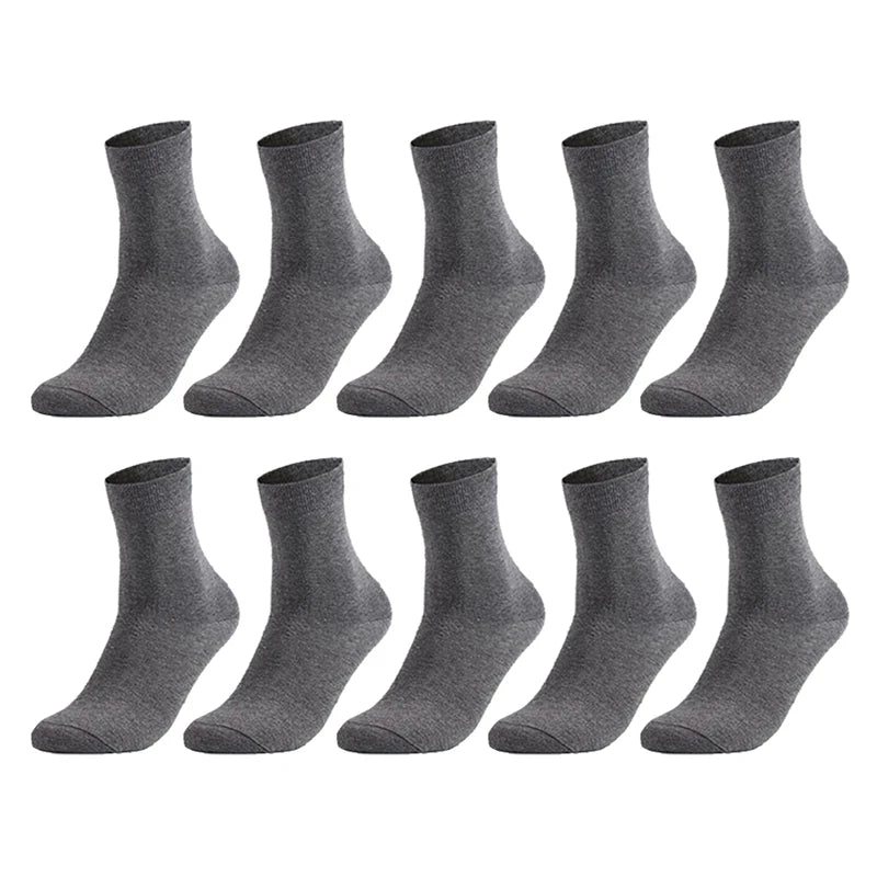10 Pairs Men's Cotton Plus Size 38-47