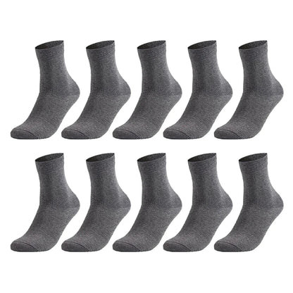 10 Pairs Men's Cotton Plus Size 38-47