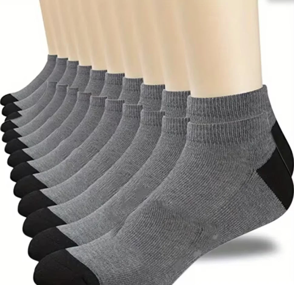 10 pairs Breathable Bamboo Cotton Sports Socks