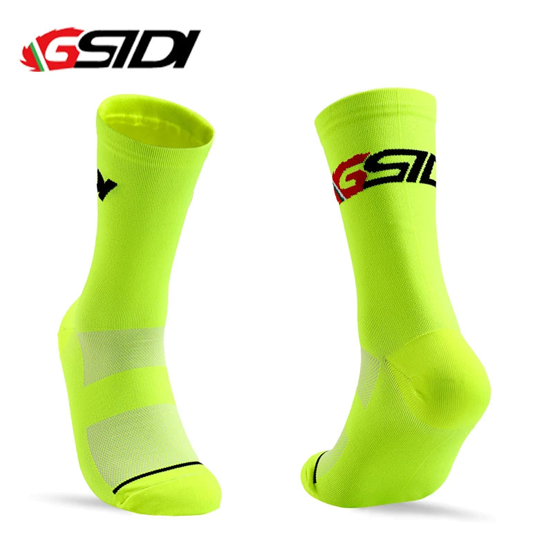 Gsidi New Compression Cycling Socks Unisex Size Six To Fourteen