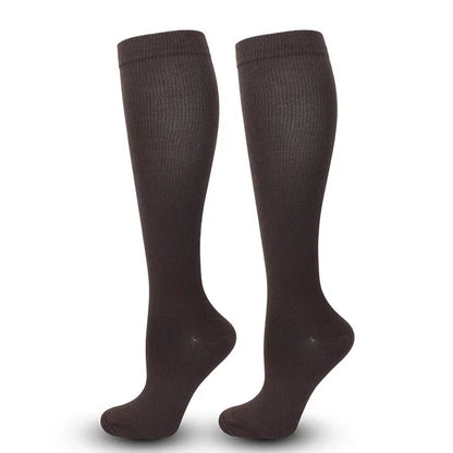 Unisex Compression Socks 15-20 mmHg Knee High Stocking