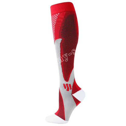 Compression Running Sports Socks 20-30mmhg for Flight Travel Pregnancy Edema Diabetes Varicose Veins