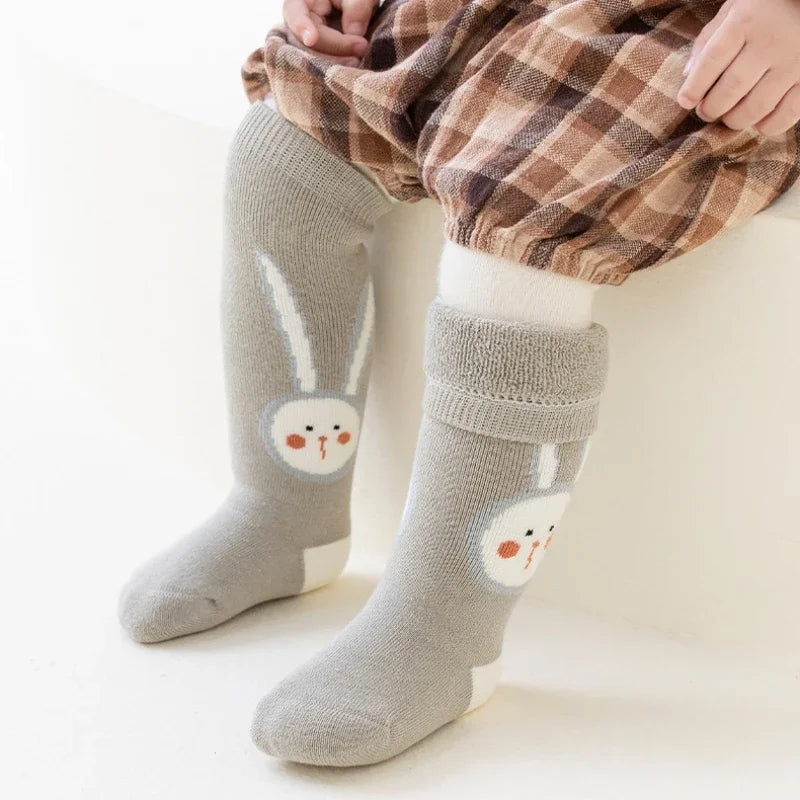 Little Legends Kids Knee-High Socks — Cotton Winter Socks for Toddlers
